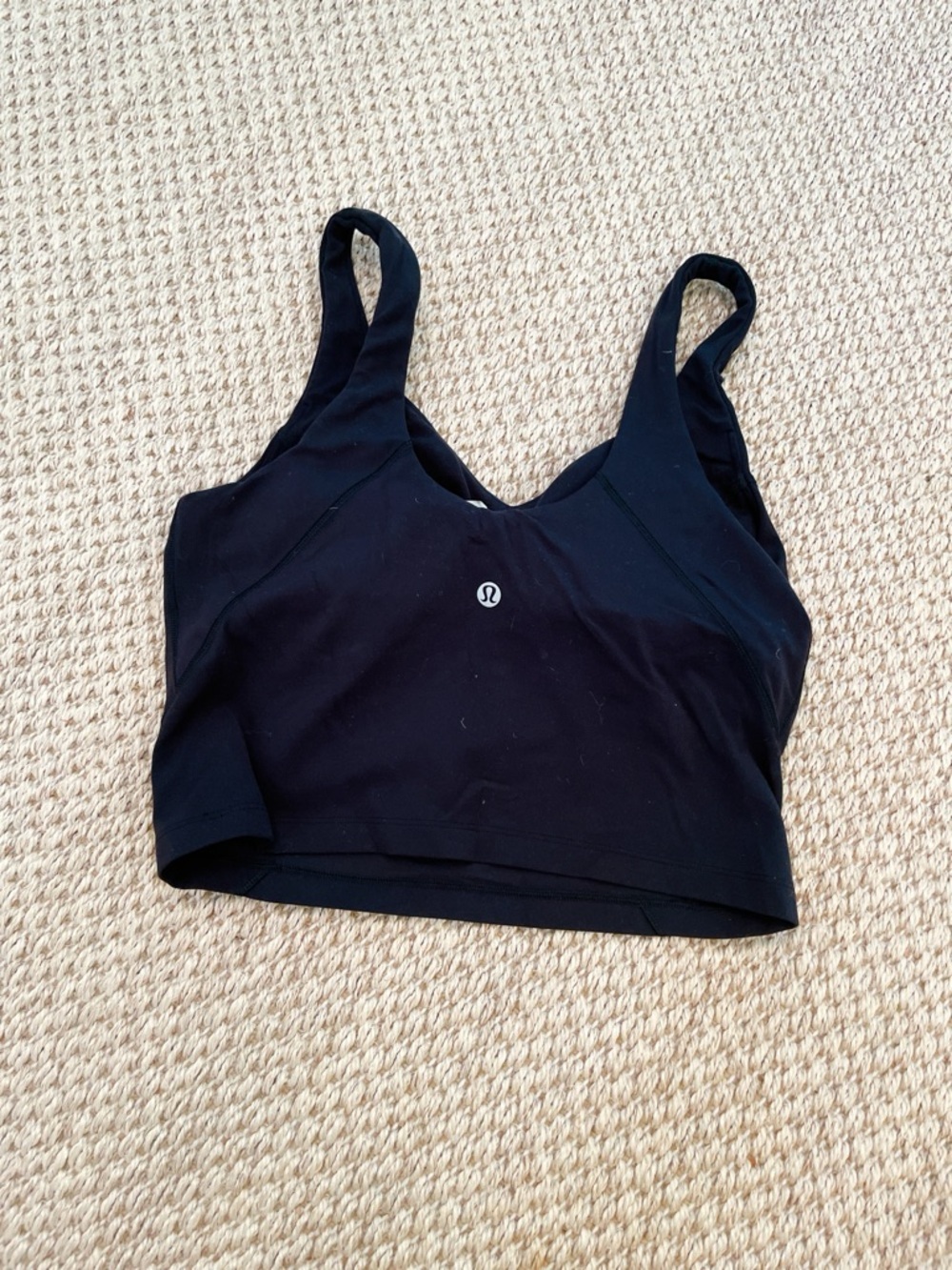 Lululemon Align Tank Top Women’s Size 6 Black Built-In Bra Yoga Pilates - Picture 3 of 7